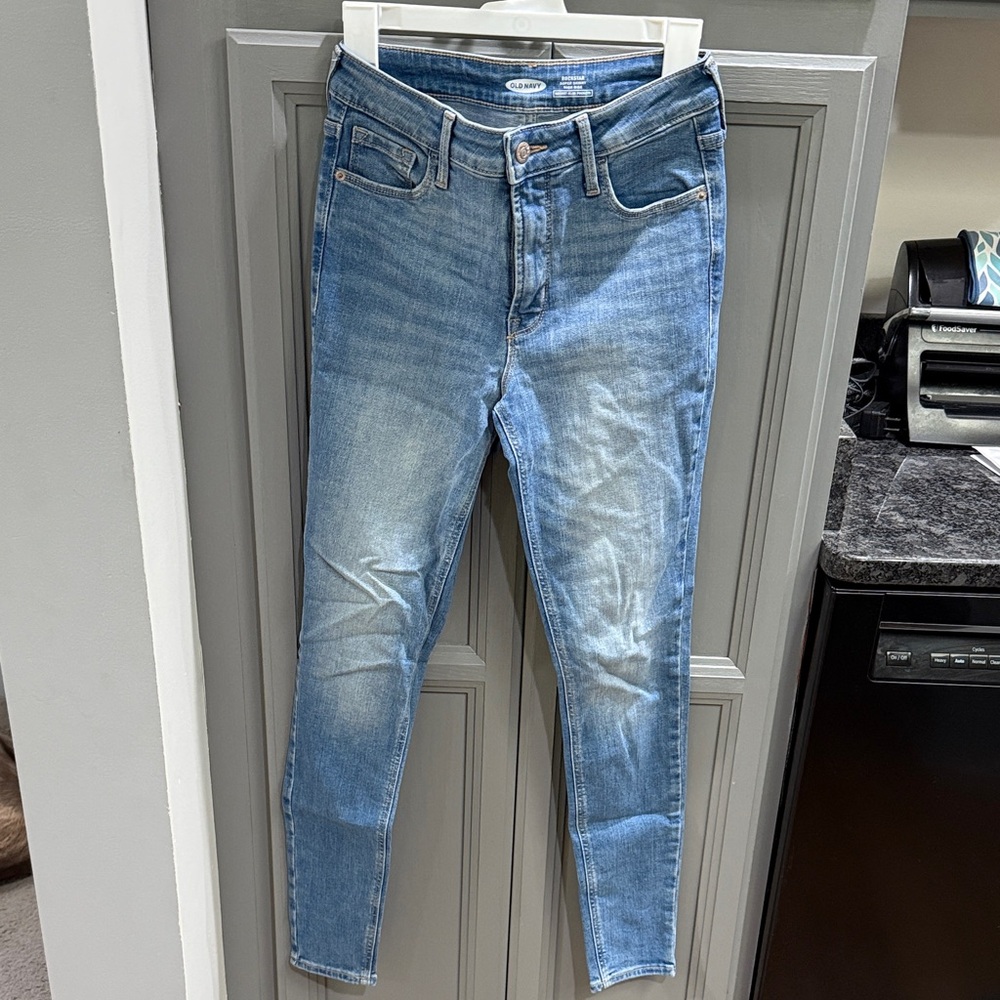 Old Navy High Rise Skinny Jeans - Blue - Size 2